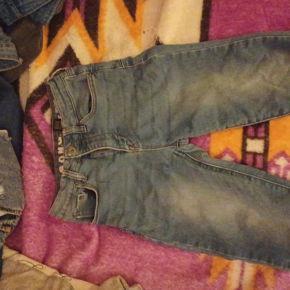 Blue jean shorts